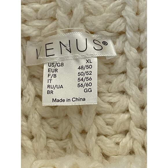 Venus Sweater Cream Sweater - Size‎ XL - Picture 5 of 10